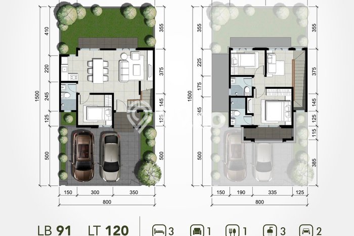 Jual Rumah Bagus Siap Huni LB 90m2 di Makassar, Makassar Jual Rumah Bagus Siap Huni LB 90m2 di Makassar, Makassar