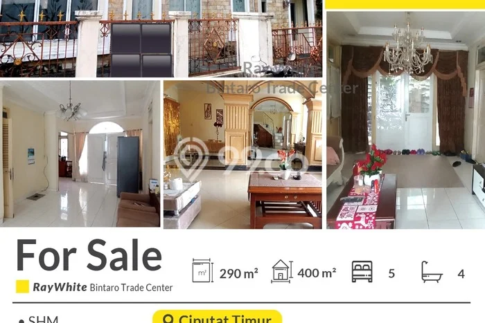 Rumah Minimalis 5 Kamar LT 290m2 di Pondok Ranji Rumah Minimalis 5 Kamar LT 290m2 di Pondok Ranji