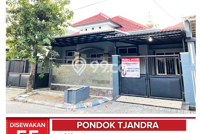 Rumah kawasan Pondok Tjandra, Akses ke Fasilitas, LT 210m2m² Rumah kawasan Pondok Tjandra, Akses ke Fasilitas, LT 210m2m²