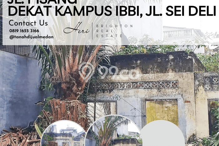 Tanah di Medan Barat, Medan Luas 198m2 Dijual Segera Tanah di Medan Barat, Medan Luas 198m2 Dijual Segera