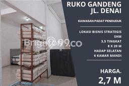 FOR SALE! Ruko di Medan Area Medan, LT 160m2, LB 384m2 FOR SALE! Ruko di Medan Area Medan, LT 160m2, LB 384m2