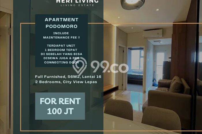 Hunian Apartemen Sewa Murah 56m2 di Medan Barat, Cocok untuk Hunian Anda Hunian Apartemen Sewa Murah 56m2 di Medan Barat, Cocok untuk Hunian Anda