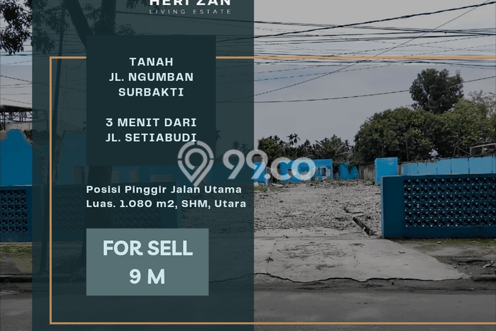 Tanah di Medan Selayang, Medan Luas 1080m2 Dijual Segera Tanah di Medan Selayang, Medan Luas 1080m2 Dijual Segera