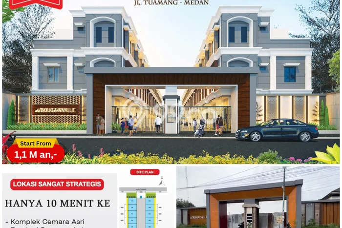 Rumah Modern Minimalis 3 KT Siap Huni di Medan Tembung Rumah Modern Minimalis 3 KT Siap Huni di Medan Tembung