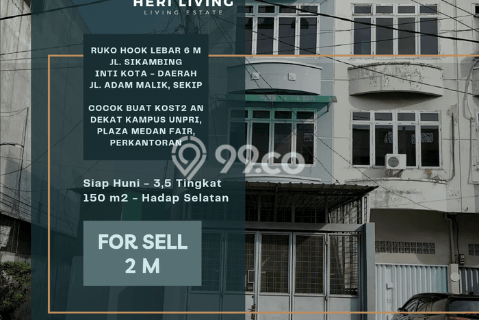 Ruko Paling Dicari LB 192m2 Dijual di Medan Petisah Ruko Paling Dicari LB 192m2 Dijual di Medan Petisah