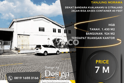 Gudang Bagus LT 1430m2 LB 924m2 Dijual di Tanjung Morawa Deli Serdang Gudang Bagus LT 1430m2 LB 924m2 Dijual di Tanjung Morawa Deli Serdang
