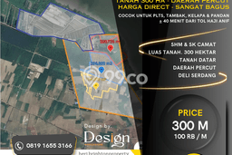 Kavling Tanah Dijual di Percut Sei Tuan Deli Serdang Spesifikasi 3e+06m2 Kavling Tanah Dijual di Percut Sei Tuan Deli Serdang Spesifikasi 3e+06m2