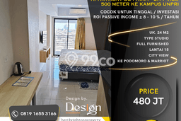 Unit Apartemen 1 Kamar & 1 Kamar Mandi Dijual di Medan Petisah, Medan Unit Apartemen 1 Kamar & 1 Kamar Mandi Dijual di Medan Petisah, Medan