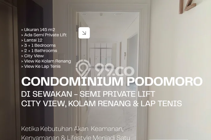Apartemen Harga Murah dengan 3 BR & 2 KM di Medan Barat Medan Apartemen Harga Murah dengan 3 BR & 2 KM di Medan Barat Medan