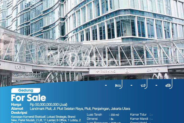 Unit Kantor Dijual di Penjaringan Jakarta Utara Luas Bangunan 2508m2 Unit Kantor Dijual di Penjaringan Jakarta Utara Luas Bangunan 2508m2