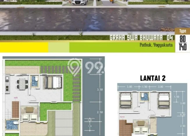 Rumah Minimalis Favorit Dijual Area Patuk LT 72m2 Rumah Minimalis Favorit Dijual Area Patuk LT 72m2