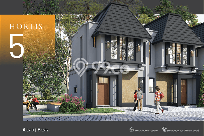 Rumah Modern Cantik 2 Kamar Siap Huni di BSD Rumah Modern Cantik 2 Kamar Siap Huni di BSD
