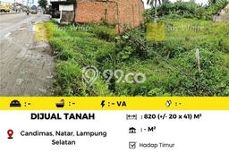 Tanah Kavling untuk Dijual di Natar Lampung Selatan 820m2 Tanah Kavling untuk Dijual di Natar Lampung Selatan 820m2