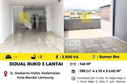 Kantor Dijual Lokasi Emas di Sukarame Luas 156m2 Kantor Dijual Lokasi Emas di Sukarame Luas 156m2