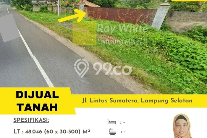 Lahan Dijual Lokasi Sidomulyo, Lampung Selatan dengan Luas Tanah 1m2 dan Status SHM Lahan Dijual Lokasi Sidomulyo, Lampung Selatan dengan Luas Tanah 1m2 dan Status SHM