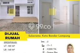 Dijual Cepat Rumah Bagus Siap Huni LB 140m2 di Sukarame, Bandar Lampung Dijual Cepat Rumah Bagus Siap Huni LB 140m2 di Sukarame, Bandar Lampung