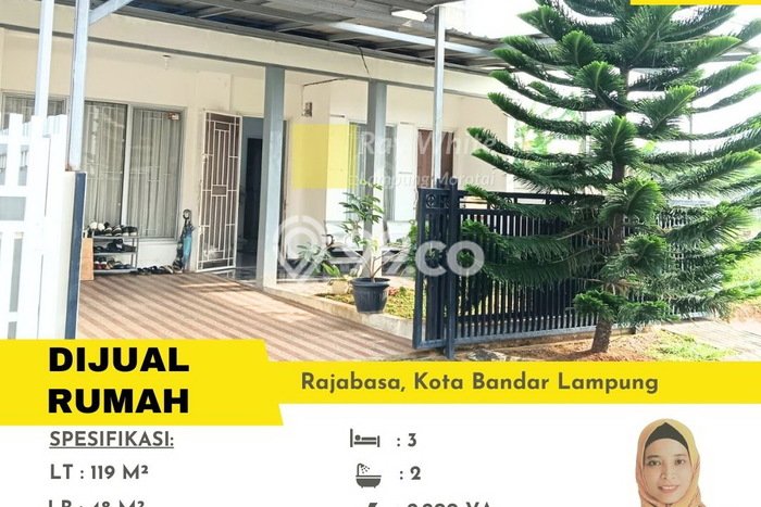 For Sale Rumah 3 Kamar Lokasi Ideal Bagus dan Strategis di Rajabasa For Sale Rumah 3 Kamar Lokasi Ideal Bagus dan Strategis di Rajabasa