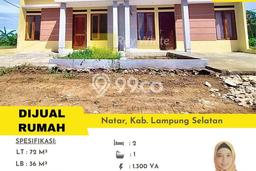 Rumah Minimalis Dijual di Natar 2 Kamar dengan Luas Tanah 72m2 Rumah Minimalis Dijual di Natar 2 Kamar dengan Luas Tanah 72m2