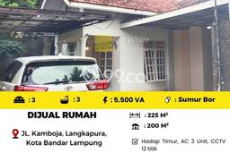 Rumah Strategis Modern Lb 200m2 di Tanjung Karang Barat, Bandar Lampung Rumah Strategis Modern Lb 200m2 di Tanjung Karang Barat, Bandar Lampung