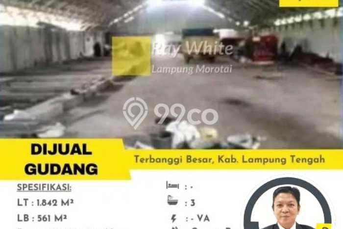 Untuk Dijual Pabrik di Terbanggi Besar, Lampung Tengah Harga Penawaran Spesial Untuk Dijual Pabrik di Terbanggi Besar, Lampung Tengah Harga Penawaran Spesial