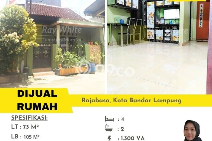 Jual Rumah Siap Huni di Rajabasa Bandar Lampung Harga Rp 350 Juta LT 73m2 Jual Rumah Siap Huni di Rajabasa Bandar Lampung Harga Rp 350 Juta LT 73m2
