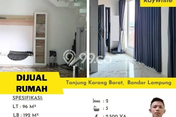 Rumah Modern Minimalis 2 Kamar Siap Huni di Tanjung Karang Barat Rumah Modern Minimalis 2 Kamar Siap Huni di Tanjung Karang Barat