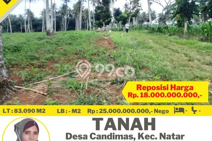 Tanah Kosong Dijual di Lampung Selatan dengan Area 83090m2 Tanah Kosong Dijual di Lampung Selatan dengan Area 83090m2