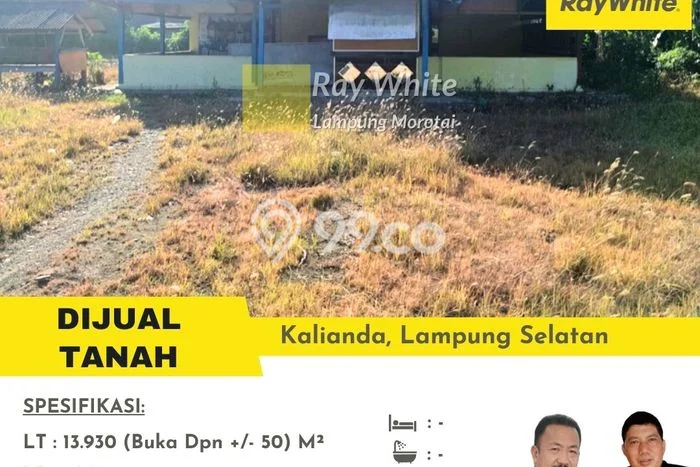 Tanah untuk Dijual Lokasi Kalianda, Lampung Selatan Luas 13930m2 SHM Tanah untuk Dijual Lokasi Kalianda, Lampung Selatan Luas 13930m2 SHM