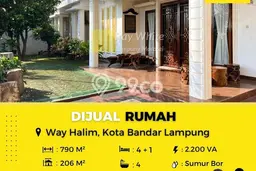 Siap Huni Rumah Mewah 5 Kamar di Way Halim Dekat ke Mana Pun Siap Huni Rumah Mewah 5 Kamar di Way Halim Dekat ke Mana Pun