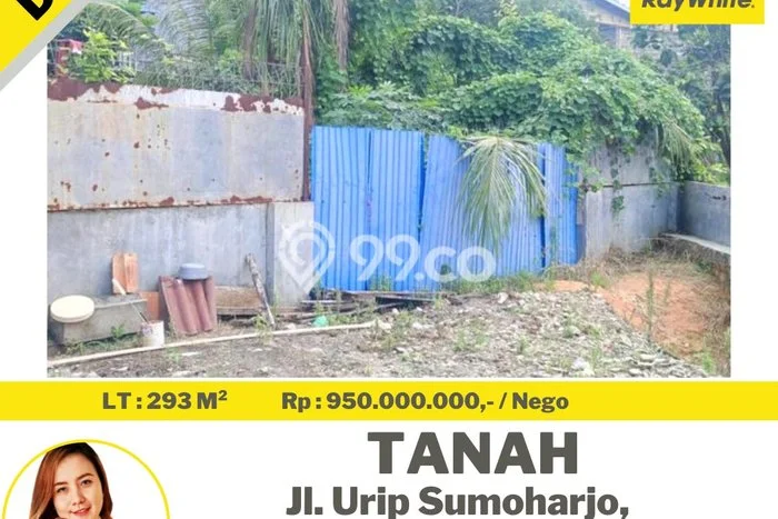 Lahan Kosong Dijual di Bandar Lampung dengan Area 293m2 Lahan Kosong Dijual di Bandar Lampung dengan Area 293m2