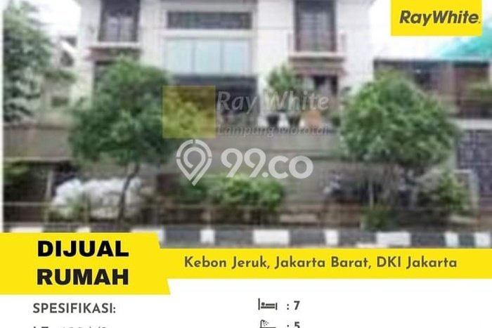 Hunian Eksklusif Dijual LT 600m2 di Kebon Jeruk, Jakarta Barat Hunian Eksklusif Dijual LT 600m2 di Kebon Jeruk, Jakarta Barat