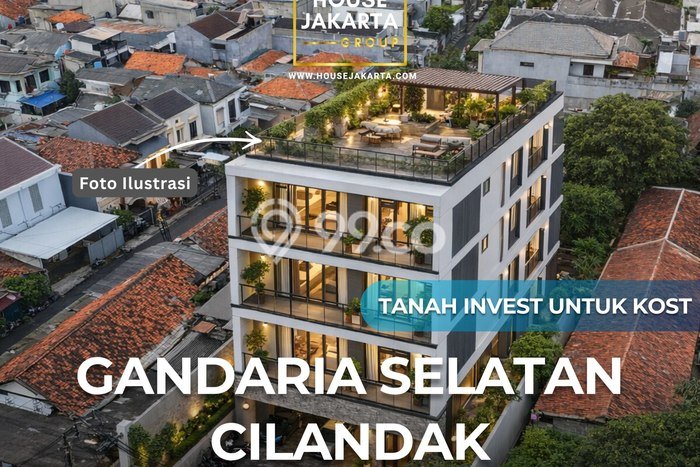 Kavling Tanah untuk Dijual di Gandaria, Jakarta Selatan, Luas 545m2 Kavling Tanah untuk Dijual di Gandaria, Jakarta Selatan, Luas 545m2