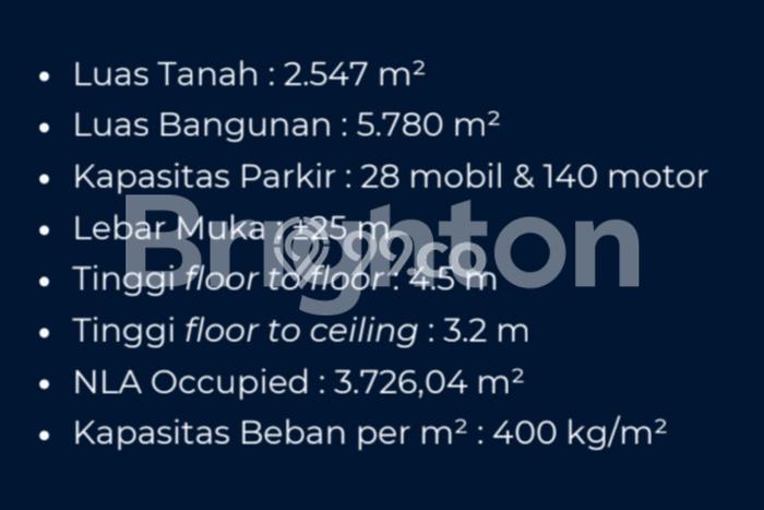 Unit Komersial Dijual di Cirebon LT 2547m2 & LB 5780m2 Unit Komersial Dijual di Cirebon LT 2547m2 & LB 5780m2