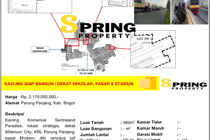Kavling Tanah Dijual di Parung Panjang Bogor Spesifikasi 460m2 Kavling Tanah Dijual di Parung Panjang Bogor Spesifikasi 460m2
