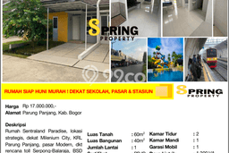 Sewa cepat hunian minimalis strategis 2 Kamar di Parung Panjang, Bogor Sewa cepat hunian minimalis strategis 2 Kamar di Parung Panjang, Bogor