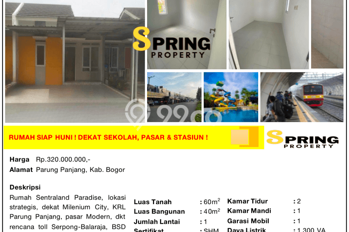 Rumah Terjangkau Dijual Area Parung Panjang, Bogor Harga Rp 320 Juta Rumah Terjangkau Dijual Area Parung Panjang, Bogor Harga Rp 320 Juta