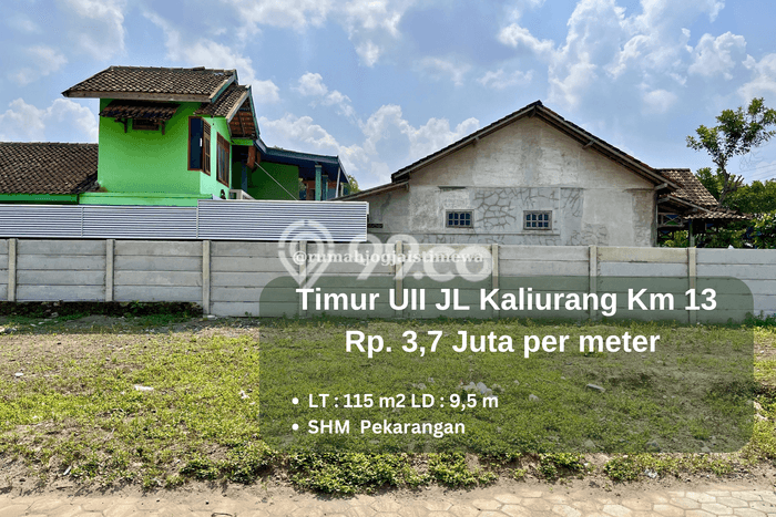 Tanah di Ngemplak, Luas 115m2m², Kawasan Bisnis Tanah di Ngemplak, Luas 115m2m², Kawasan Bisnis