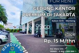 Kantor Disewakan di Kebon Sirih, Luas 6290m², Lokasi Strategis, Siap Operasi Kantor Disewakan di Kebon Sirih, Luas 6290m², Lokasi Strategis, Siap Operasi