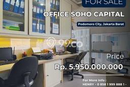 Kantor Lokasi Premium di Central Park, Luas 175m², Mainroad Kantor Lokasi Premium di Central Park, Luas 175m², Mainroad