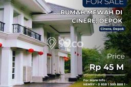 Hunian Eksklusif Siap Huni LT 1715m2 di Cinere, Depok Hunian Eksklusif Siap Huni LT 1715m2 di Cinere, Depok