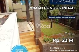PROPERTI PILIHAN! Rumah di Pondok Indah, LT 412m2m² Bangunan 600m2m² PROPERTI PILIHAN! Rumah di Pondok Indah, LT 412m2m² Bangunan 600m2m²