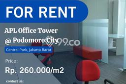 LOKASI STRATEGIS! Kantor Disewakan di Central Park, Luas 143m², Kawasan Berkembang LOKASI STRATEGIS! Kantor Disewakan di Central Park, Luas 143m², Kawasan Berkembang