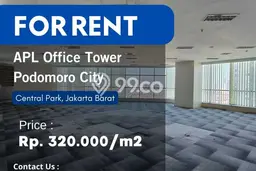 Unit Kantor Disewakan di Central Park di Area Ramai & Strategis Unit Kantor Disewakan di Central Park di Area Ramai & Strategis