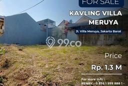 Jual Tanah Area Berkembang Kawasan Villa Meruya, Luas 126m², Akses Fasilitas Umum Jual Tanah Area Berkembang Kawasan Villa Meruya, Luas 126m², Akses Fasilitas Umum