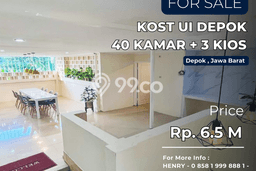 Unit Kost Dijual di Depok II dengan 40 Kamar Area Ramai Unit Kost Dijual di Depok II dengan 40 Kamar Area Ramai