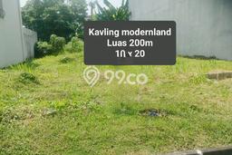 Dijual Tanah Lokasi Modernland, Tangerang Seluas 200m2 Dijual Tanah Lokasi Modernland, Tangerang Seluas 200m2