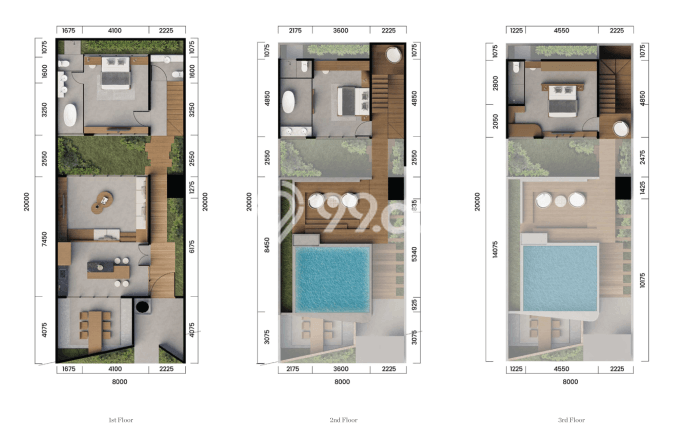 Vila Potensial di , Ukuran 166m2m², Dekat ke berbagai keperluan Vila Potensial di , Ukuran 166m2m², Dekat ke berbagai keperluan