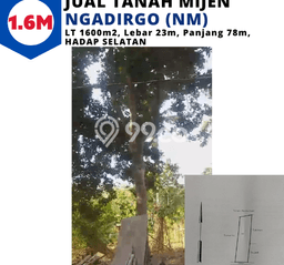 Tanah Kosong Dijual di Semarang dengan Area 1600m2 Tanah Kosong Dijual di Semarang dengan Area 1600m2