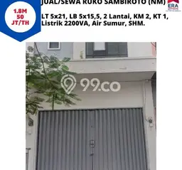 Unit Ruko Tersedia di Sambiroto Spesifikasi LB 78m2 Unit Ruko Tersedia di Sambiroto Spesifikasi LB 78m2