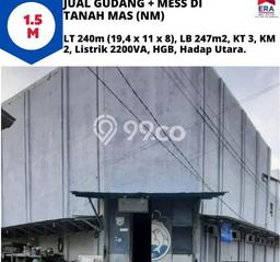 Untuk Dijual! Gudang di Tanah Mas Semarang LT 240m2 / LB 247m2 Kawasan Strategis Untuk Dijual! Gudang di Tanah Mas Semarang LT 240m2 / LB 247m2 Kawasan Strategis